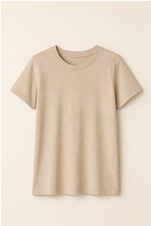 Minimalist Essential Tee front view