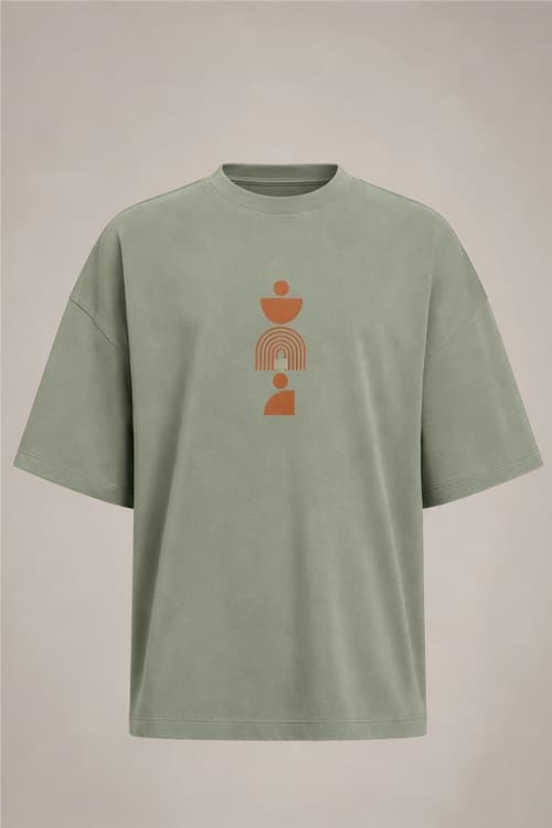 Oversized Graphic T-Shirt front view