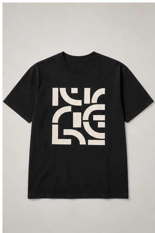 Typography Graphic Tee front view